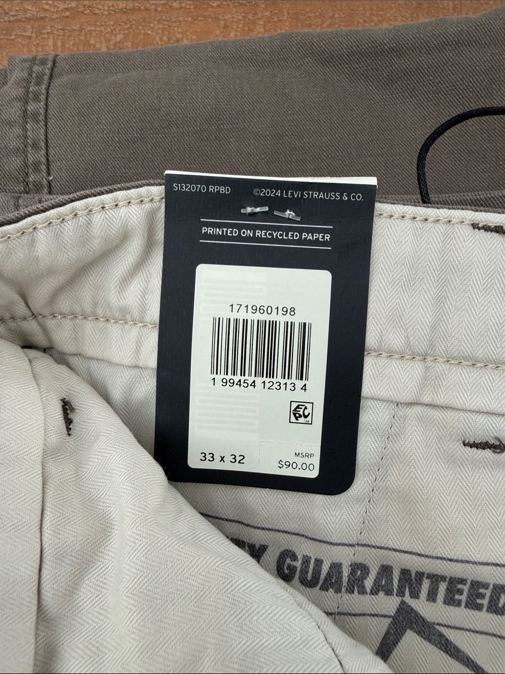 Levi's Men's XX Chino Standard Taper Pants - Picture 2 of 5